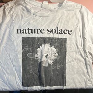 H&M, XS, white graphic